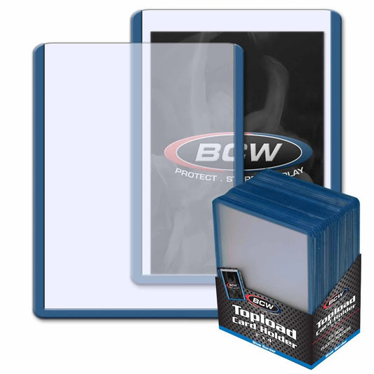 BCW 3x4 Top Loader - Multiple Colors