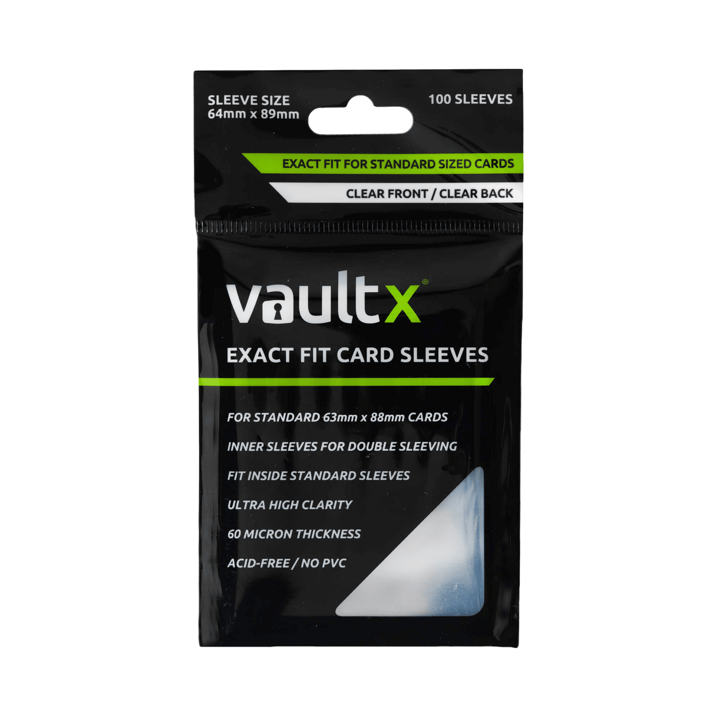 Vault-X Exact Fit Card Sleeves