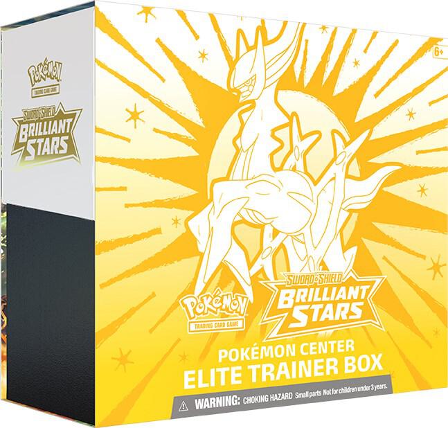 Brilliant Stars Pokemon Center Elite Trainer Box (Exclusive) - SWSH09: Brilliant Stars (SWSH09