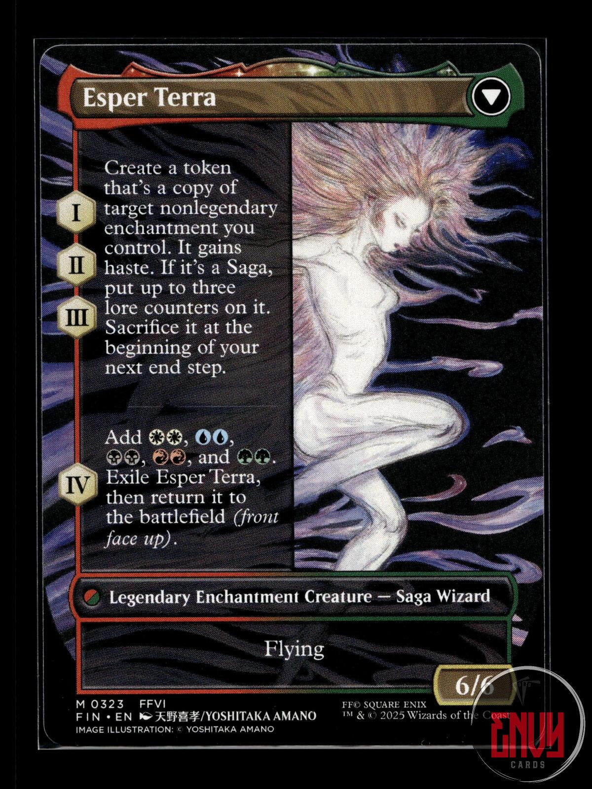 Terra, Magical Adept (Borderless) Near Mint 323 Mythic FINAL FANTASY