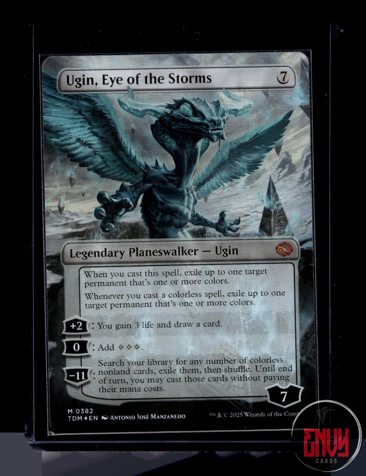 Ugin, Eye of the Storms (Borderless) NM 382 TDM Magic: The Gathering Foil