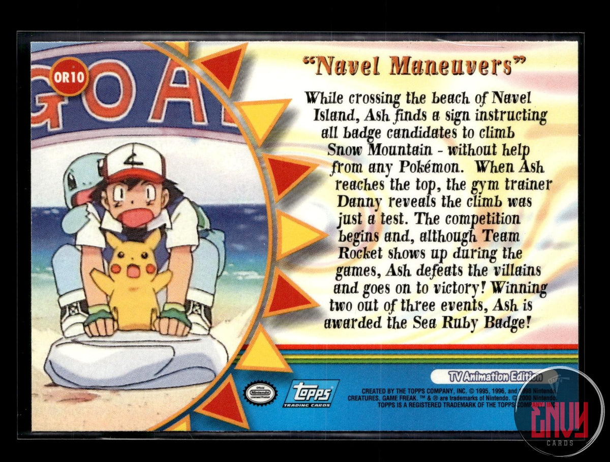 Navel Maneuvers LP #174 Topps Trading Cards Series 3 Pokemon