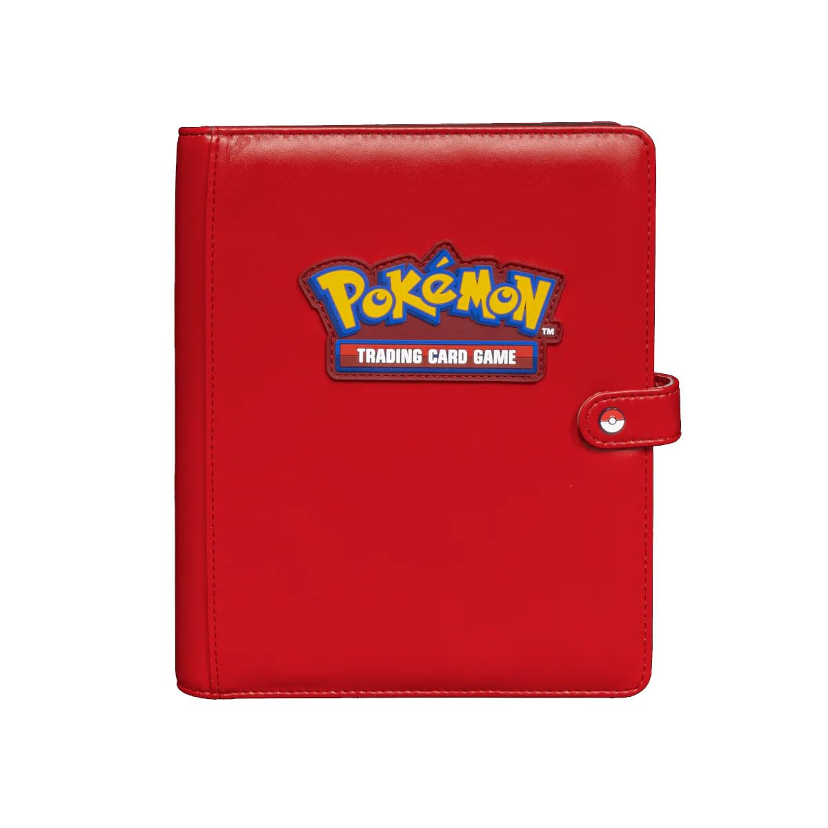 Ultra Pro: Premium Red 4-Pocket Snap Binder for Pokémon
