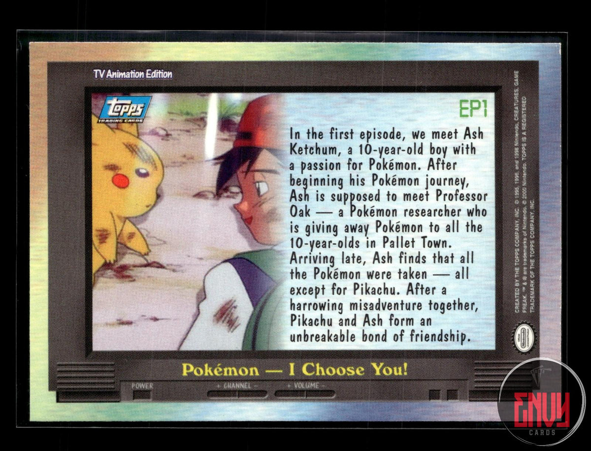 EP1 Pokemon - I Choose You! LP #123 Topps Trading Cards Series 2 Pokemon