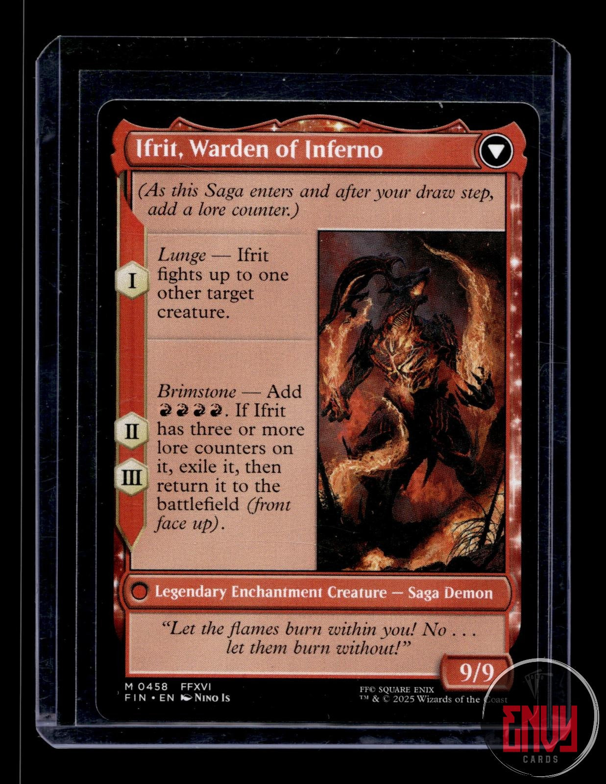 Clive, Ifrit's Dominant (Extended Art) NM 458 FINAL FANTASY Magic: The Gathering