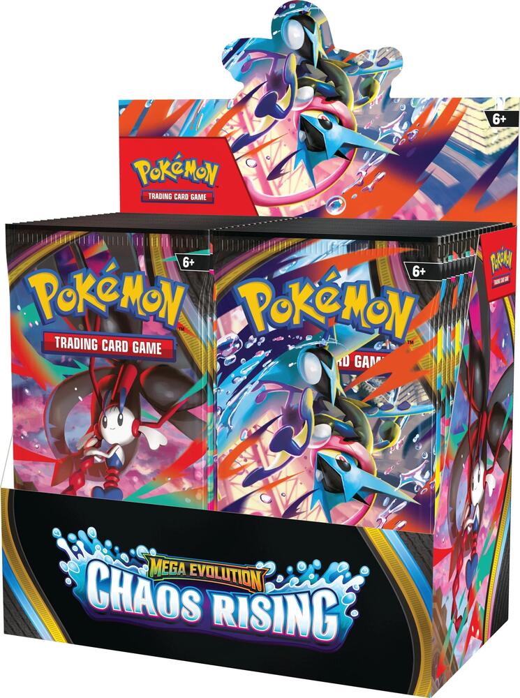 Pokemon TCG: Mega Evolution 04 Chaos Rising- Booster Display