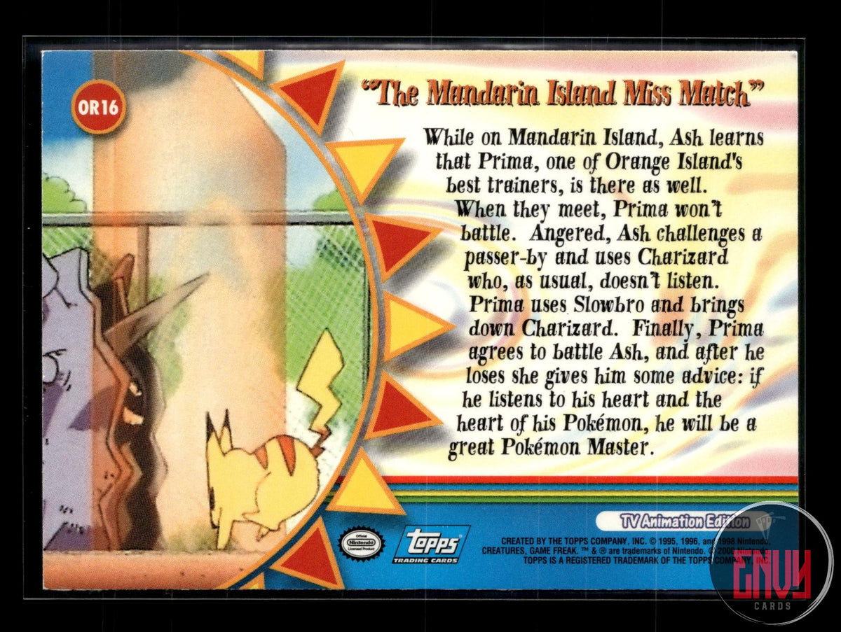 The Mandarin Island Miss Match LP #180 Topps Trading Cards Series 3 Pokemon