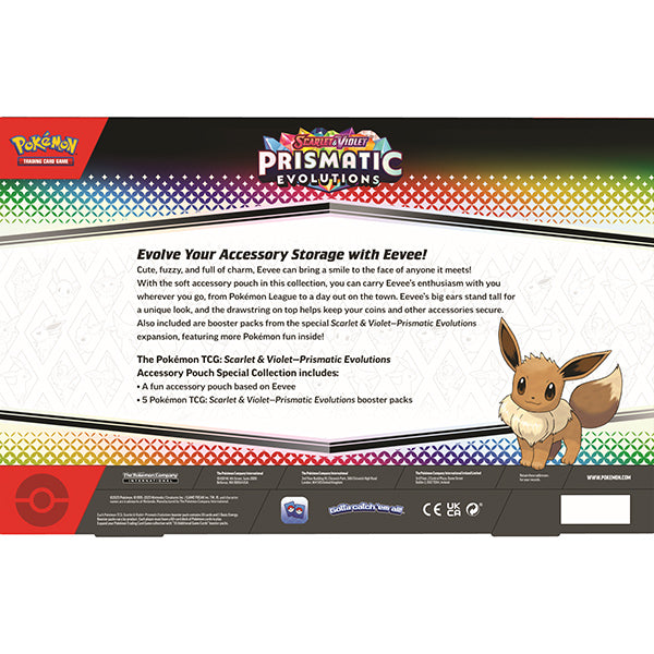 Pokemon Scarlet & Violet Prismatic Evolutions- Accessory Pouch Special Collection