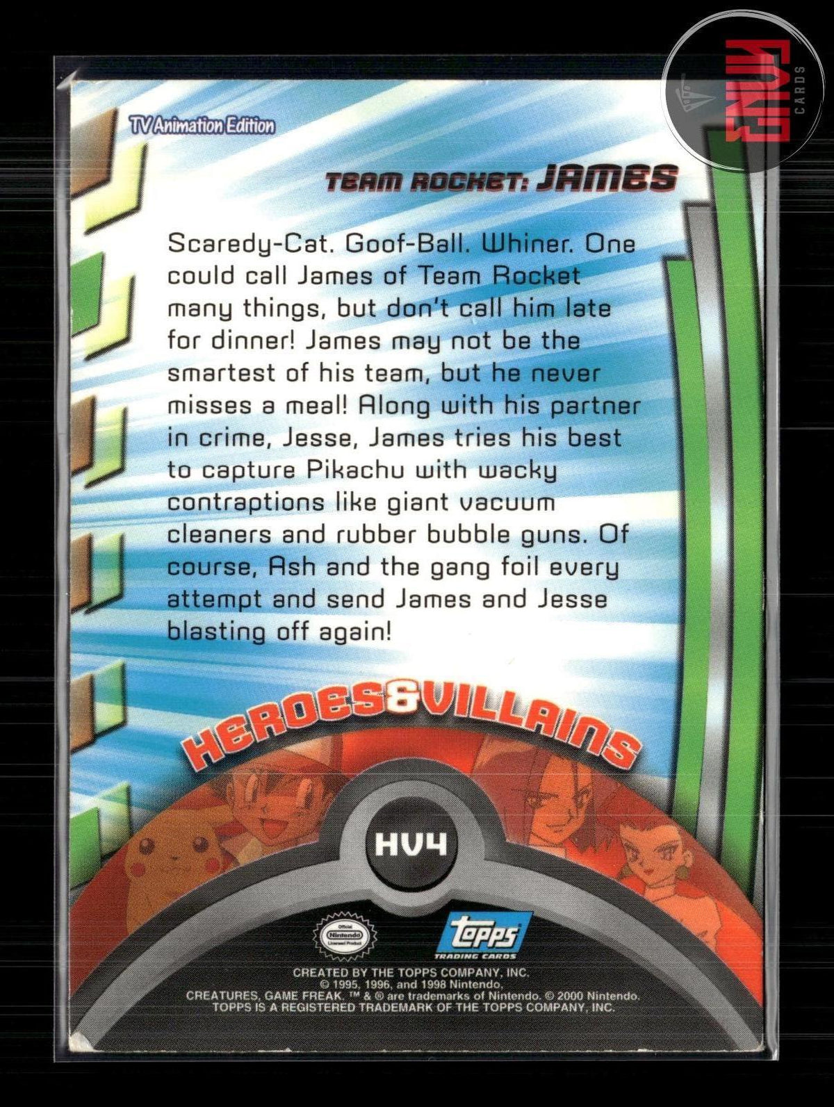 Team Rocket: James LP #121 Topps Trading Cards Series 2 Pokemon