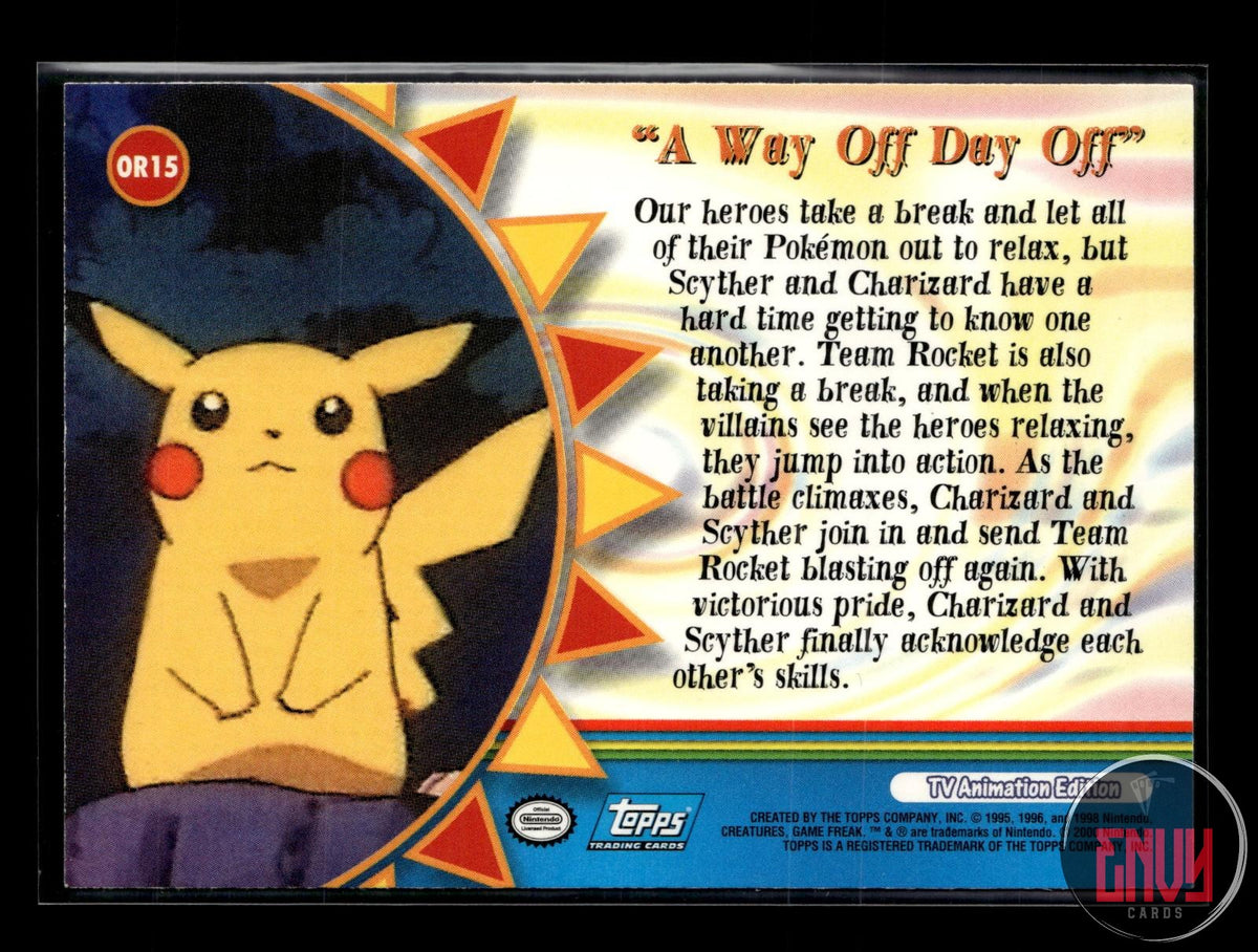A Way Off Day Off LP #179 Topps Trading Cards Series 3 Pokemon