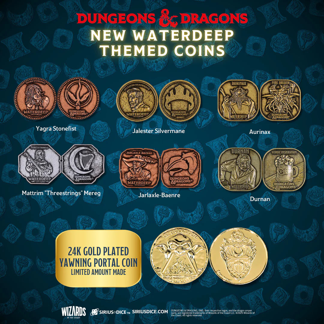 Dungeons & Dragons The Yawning Treasure Portal Pack: Waterdeep Collection - Sirius Dice