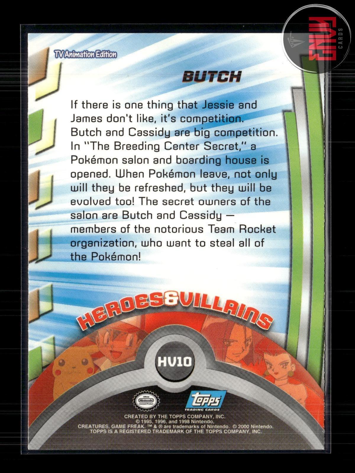 Butch LP #156 Topps Trading Cards Series 3 Pokemon