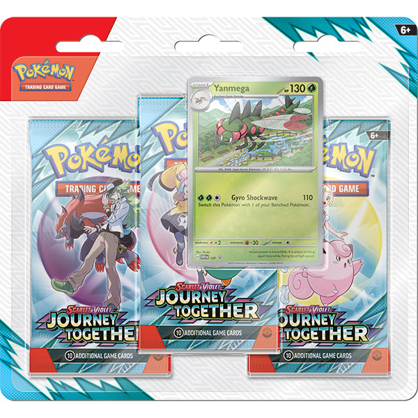 Pokemon TCG: Scarlet & Violet 09 Journey Together- 3-Booster Blister (PREORDER)