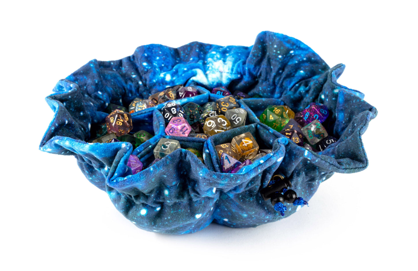 Velvet Dice Bag with Pockets