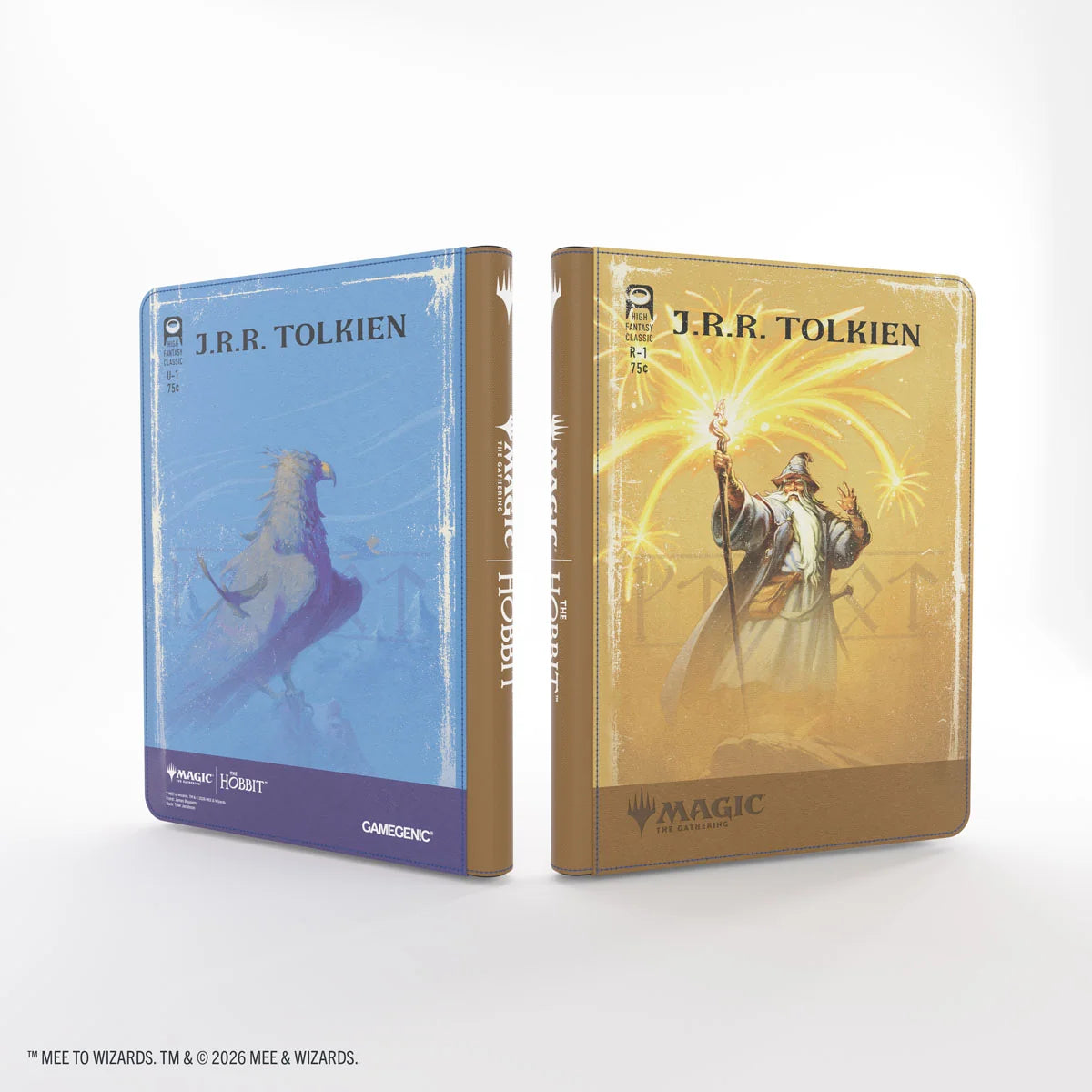 Gamegenic- Magic: The Gathering | The Hobbit Zip-Up Album 18-Pocket - Gandalf, Goblin's Bane/ The Lord of the Eagles
