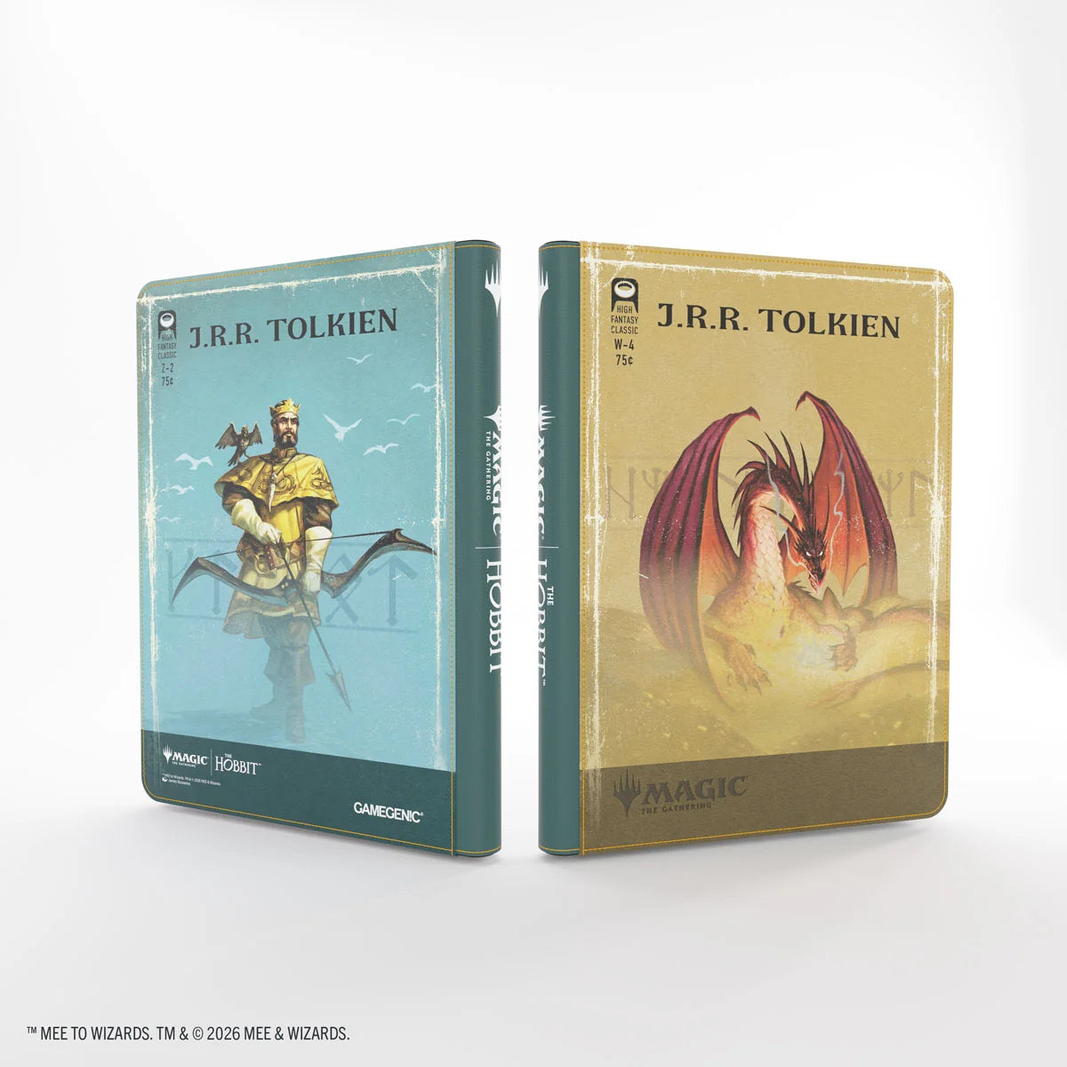 Gamegenic- Magic: The Gathering | The Hobbit Zip-Up Album 18-Pocket - Gleaming Splendor/ The King of Dale