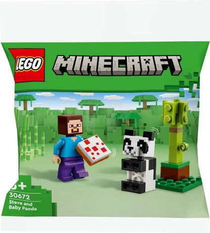 LEGO: Minecraft Steve and Baby Panda 30672