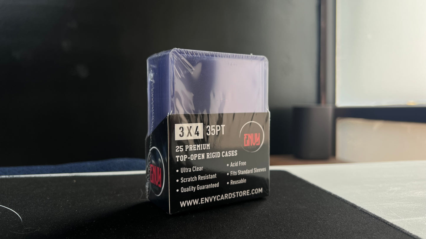 Envy Cards 3x4 35 point Top Loaders