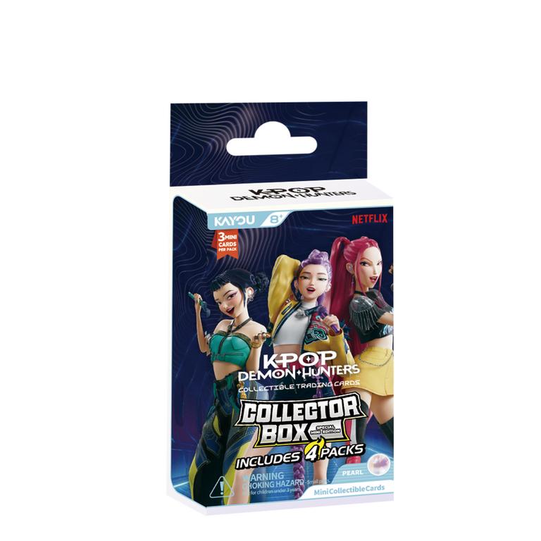 KPop Demon Hunters Collectible Cards: Special Mini Edition - Collector Box (4 Packs)