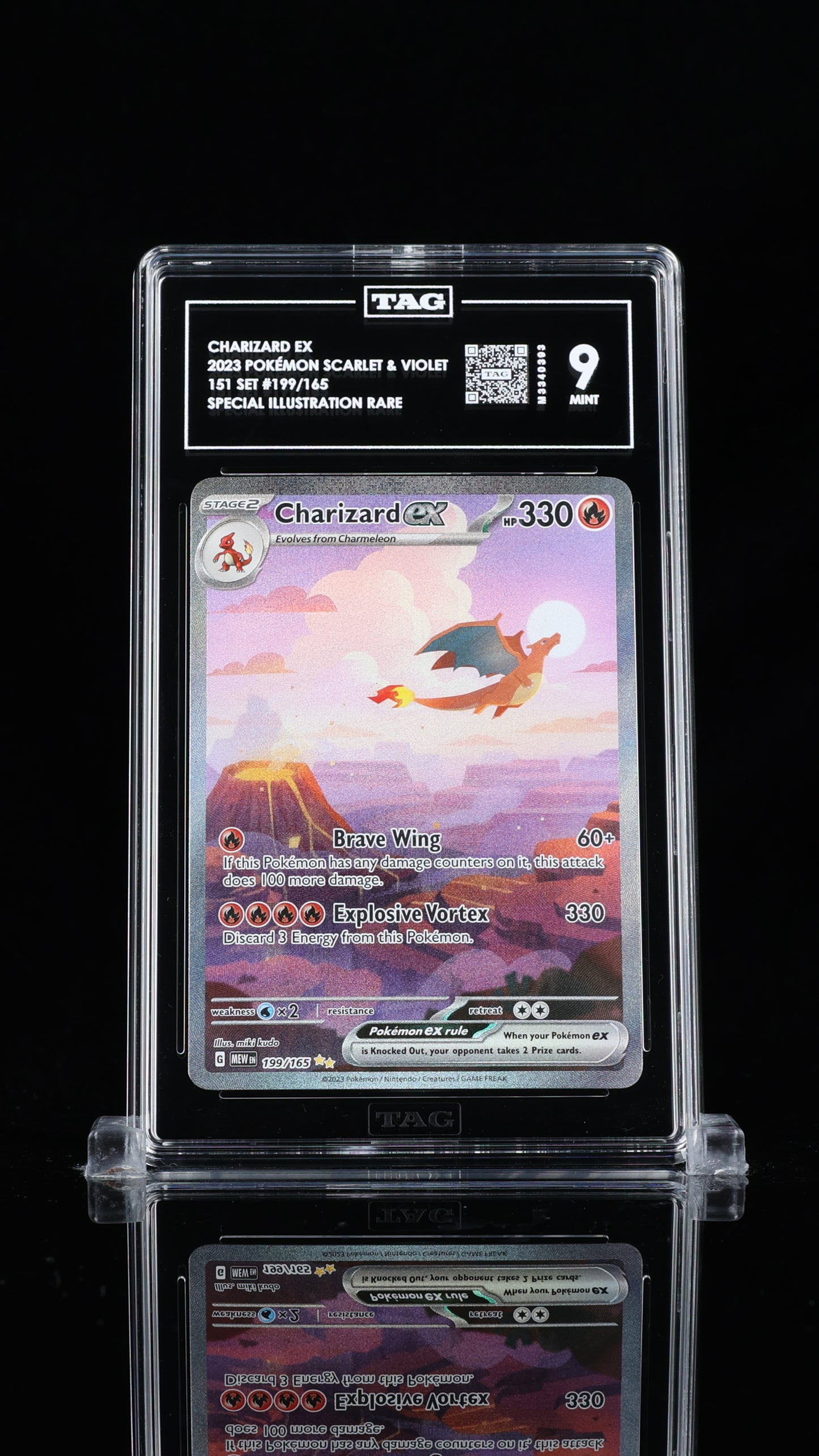 Charizard ex SIR S&V 151 199/165 TAG 9