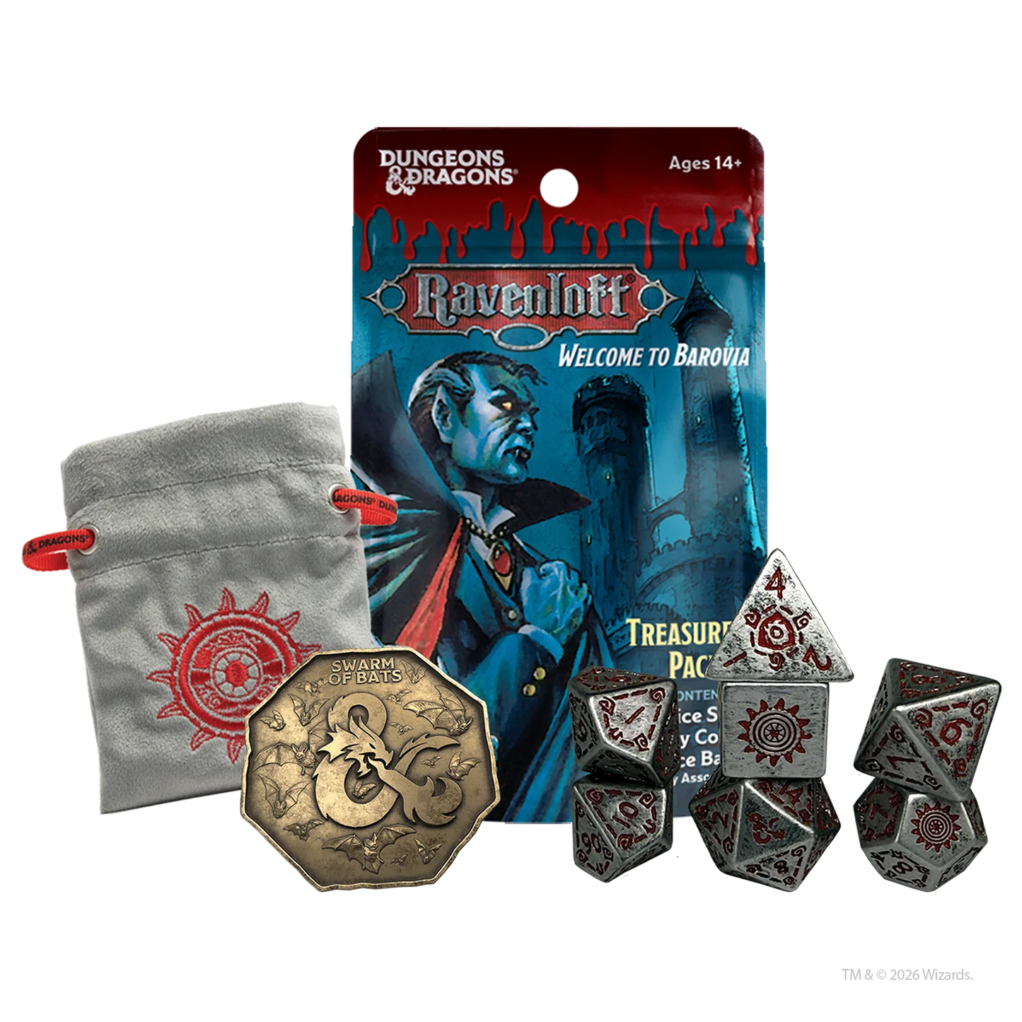 Dungeons & Dragons Castle Ravenloft Treasure Packs