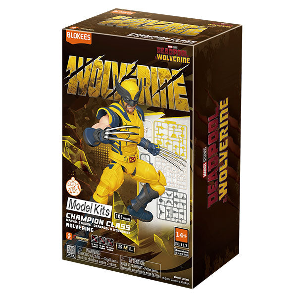 Marvel Blokees: 5.3-inch Champion Class Model Kit- CC05 Infinity SAGA Wolverine