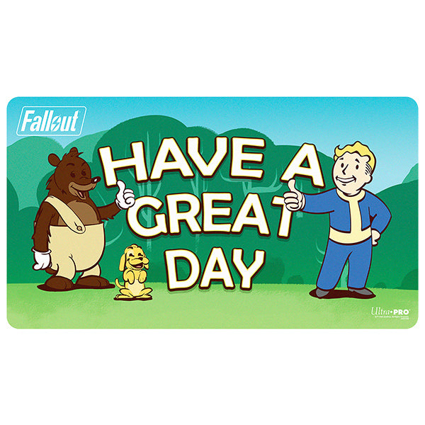 Playmat: Fallout Vault Boy- Have a Great Day