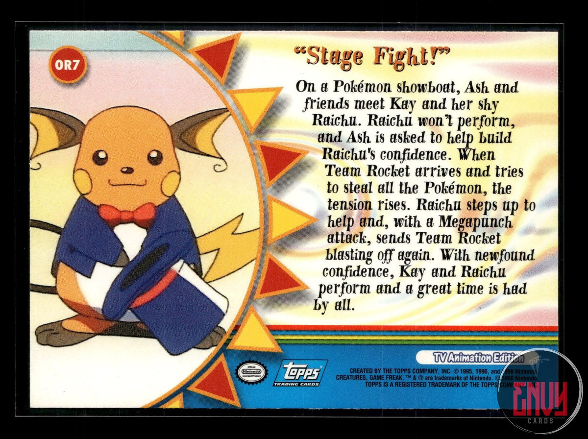 Stage Fight! LP #171 Topps Trading Cards Series 3 Pokemon