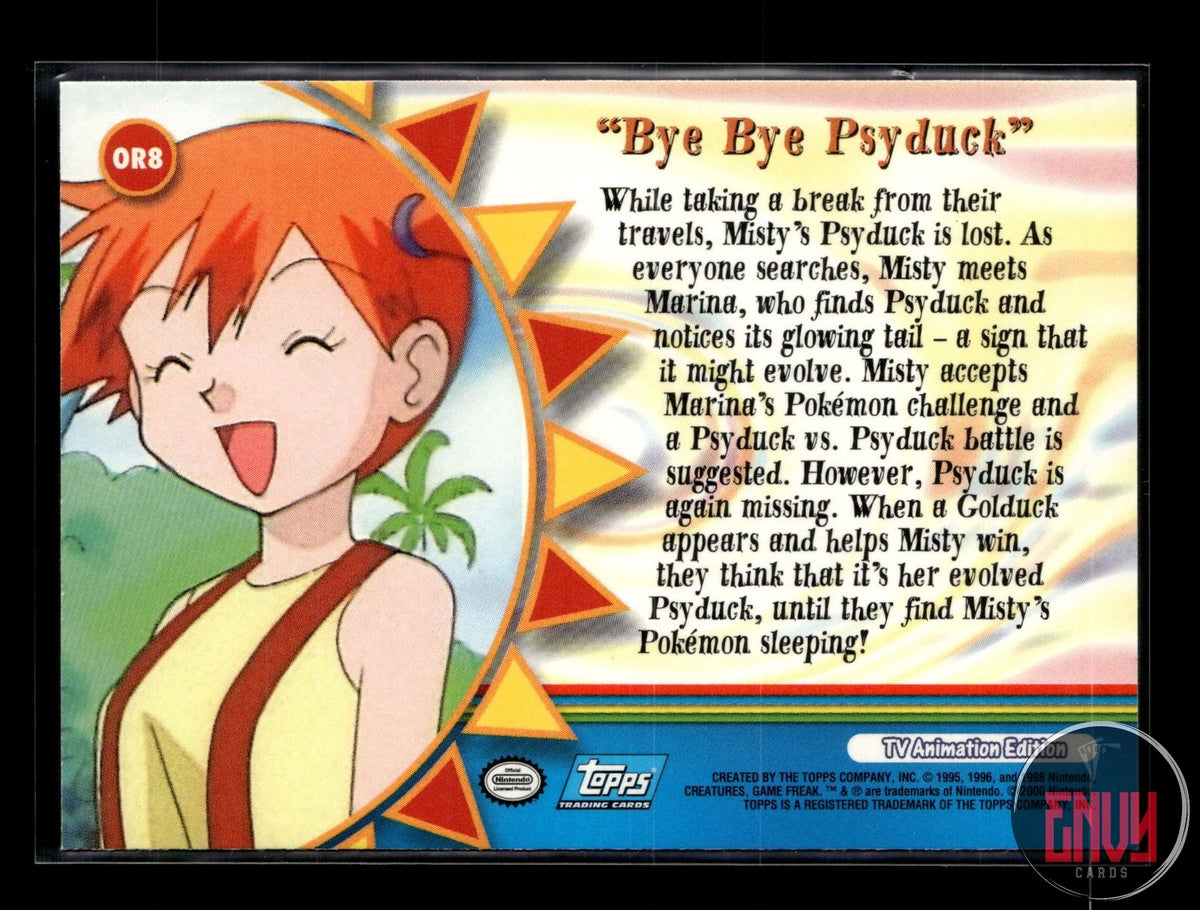Bye Bye Psyduck LP #172 Topps Trading Cards Series 3 Pokemon