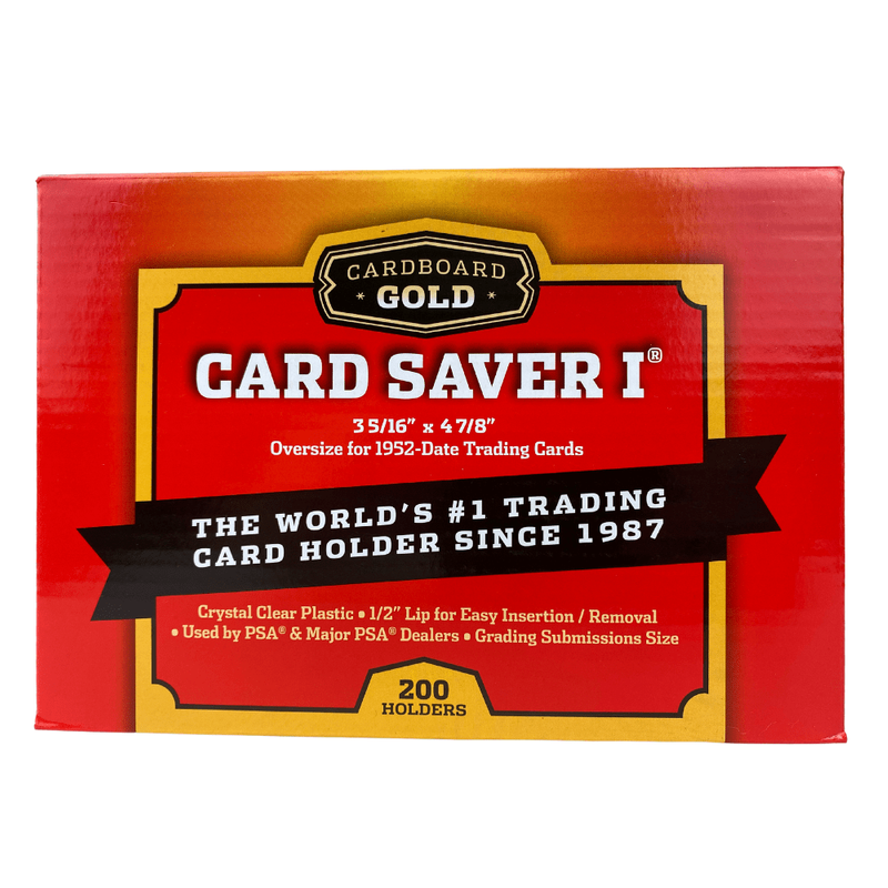 Cardboard Gold Card Saver 1 Semi-Rigid