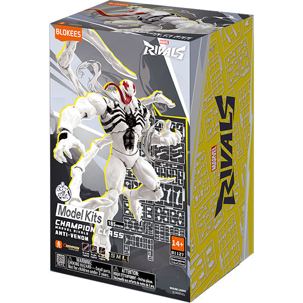 Marvel Blokees: 5.3-inch Champion Class Model Kit- Marvel Rivals- Anti-Venom