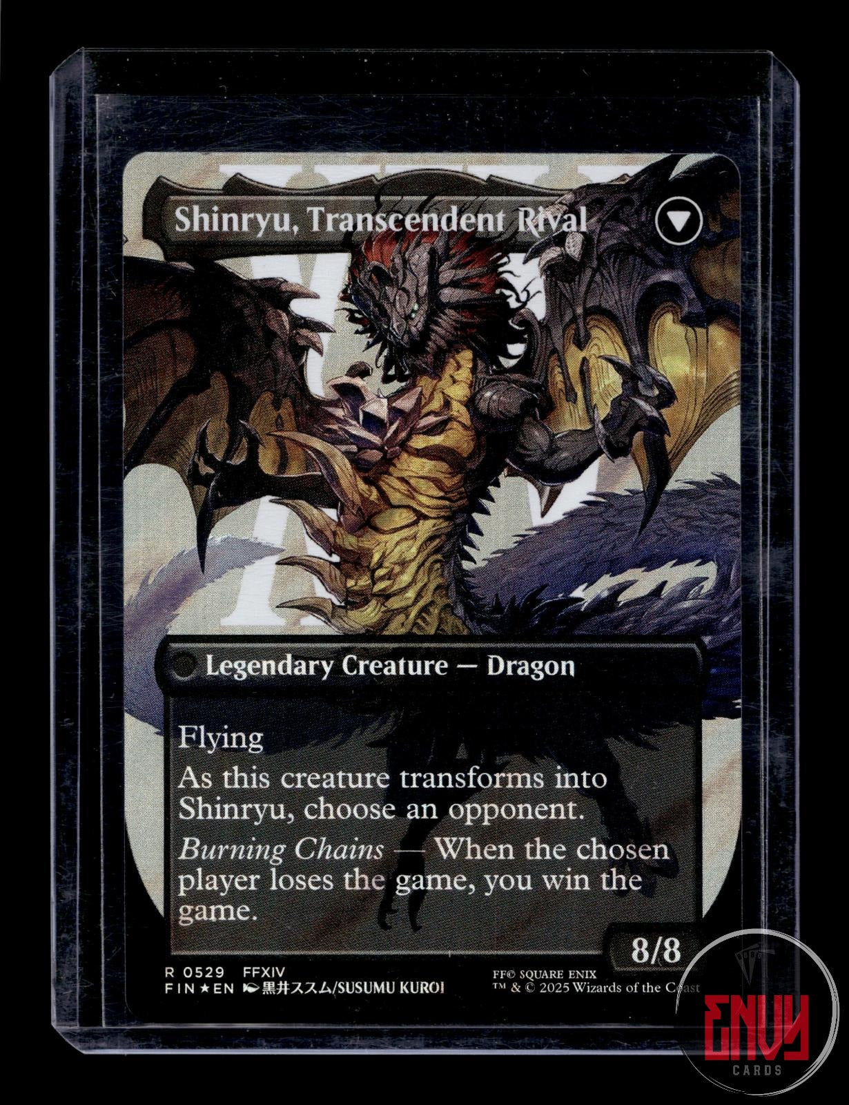 Zenos yae Galvus (Borderless) (Surge Foil) Near Mint 529 Rare FINAL FANTASY Foil