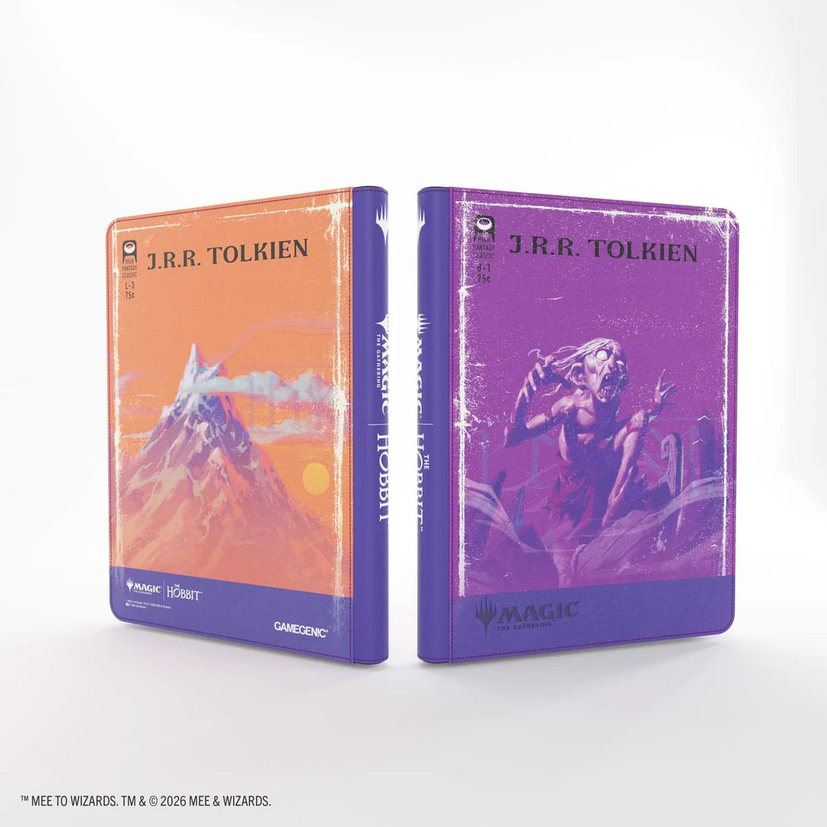 Gamegenic: Zip-Up Album 18-Pocket - Magic the Gathering | The Hobbit - Gollum, Riddle Master / The Lonely Mountain