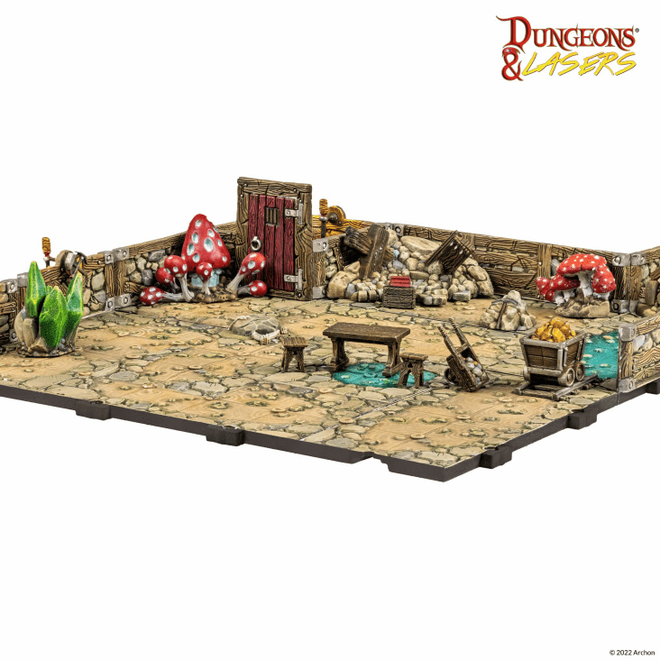Dungeons & Lasers: Dwarven Mine Props