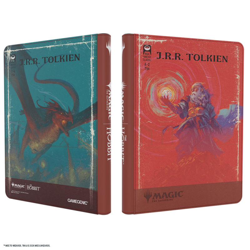 Gamegenic: Magic: The Gathering | The Hobbit Zip-Up Album 18-Pocket (The Arkenstone/Smaug, Worm of Dread)