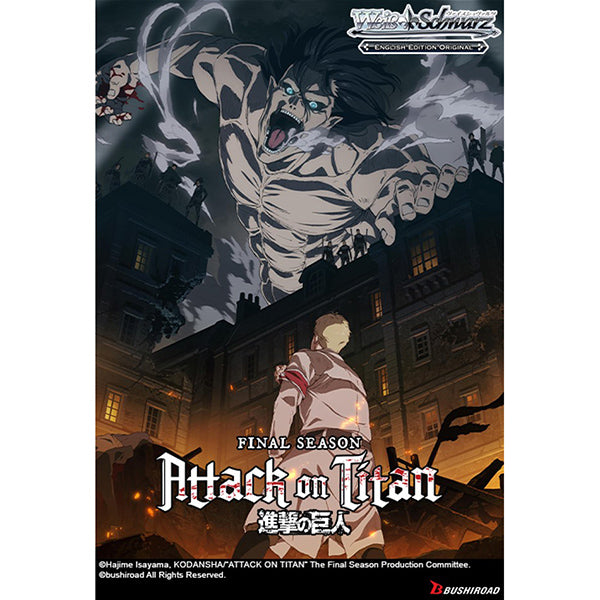 Weiss Schwarz: Attack On Titan Final Season Booster Display
