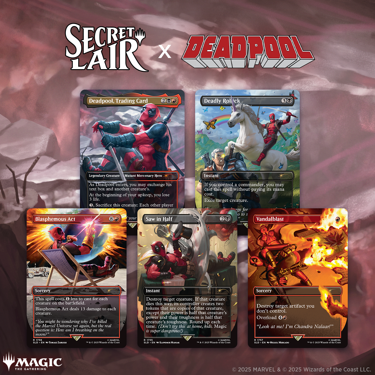 MTG: Secret Lair X Marvel Deadpool 6, Nonfoil