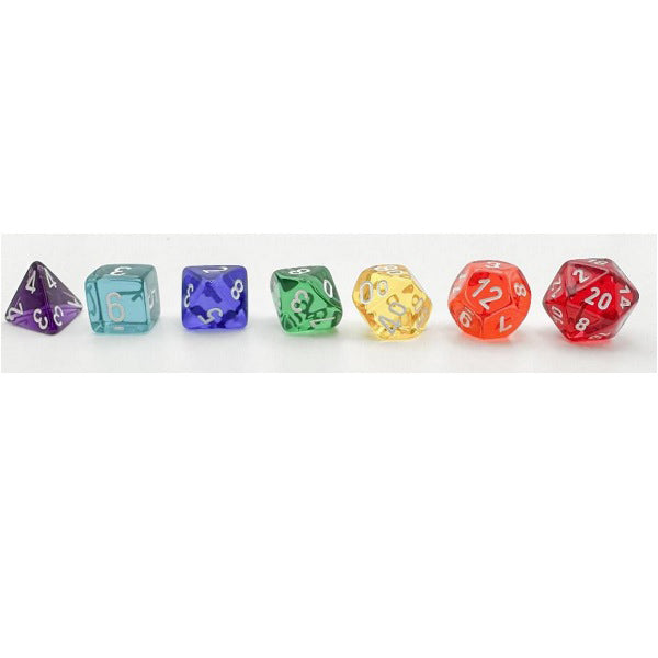 Chessex 7-Die Set Translucent