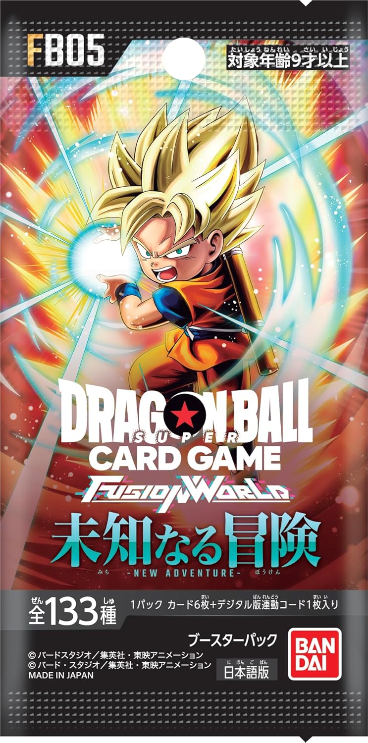 Dragon Ball Fusion World New Adventure FB05 - Japanese Booster pack