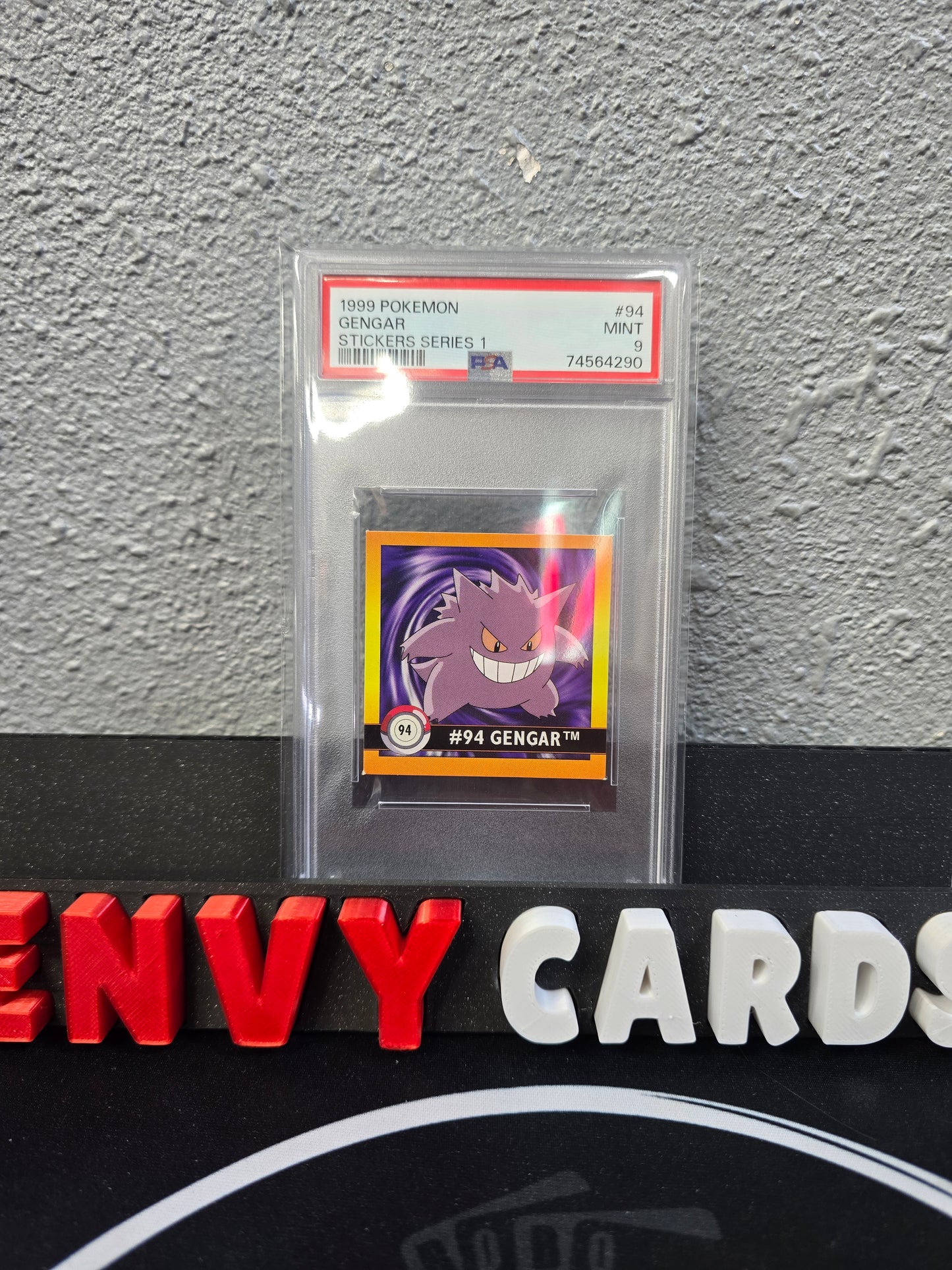 Gengar Sticker Series 1 PSA 9