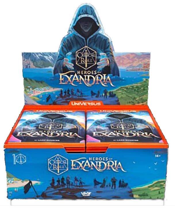 UniVersus CCG: Critical Role Heroes of Exandria- Booster Display