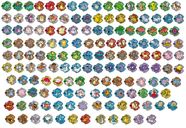 Chinese Pokemon TCG : Pokémon Collect 151 Puzzle Refrigerator Magnet (contains 1 Slim Pack- Chinese 151)