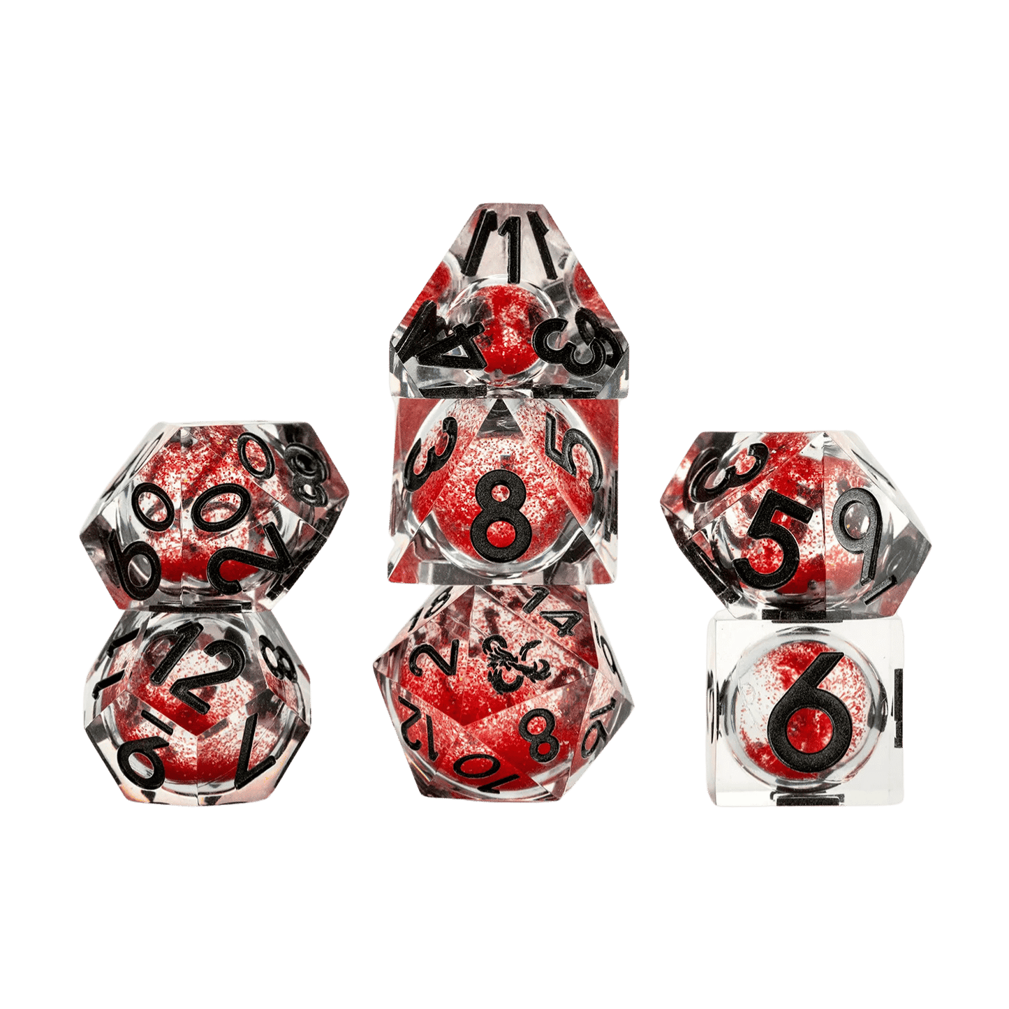 Dungeons & Dragons Liquid Core 7ct Polyhedral Dice Set