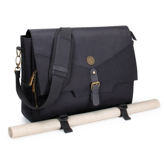 ENHANCE Tabletop RPG Player's Essentials Bag- Dungeons and Dragons Messenger Bag