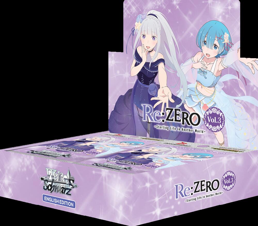 Weiss Schwarz: Re:Zero - Starting Life in Another World vol. 3 Booster Display