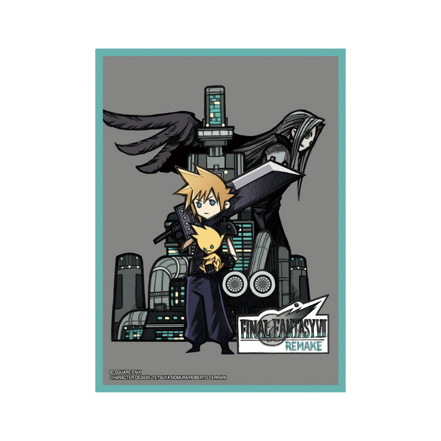 Card Sleeves: Final Fantasy VII- Cloud & Sephiroth (100ct)
