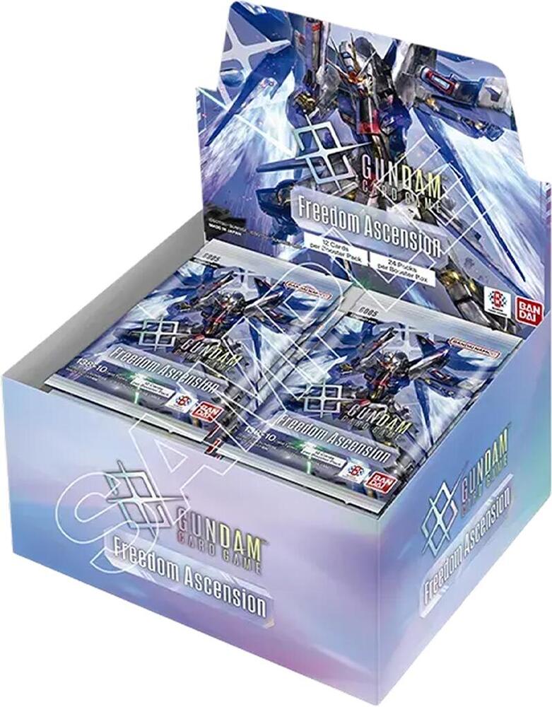 Gundam Card Game: BP05 Freedom Ascension Booster Display