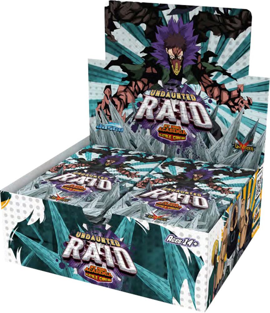UniVersus CCG: Set 5- My Hero Academia Undaunted Raid Booster Display