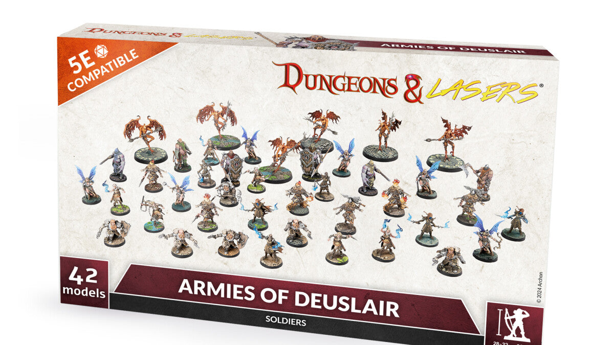 Dungeons & Lasers: Miniatures - Armies of Delusair