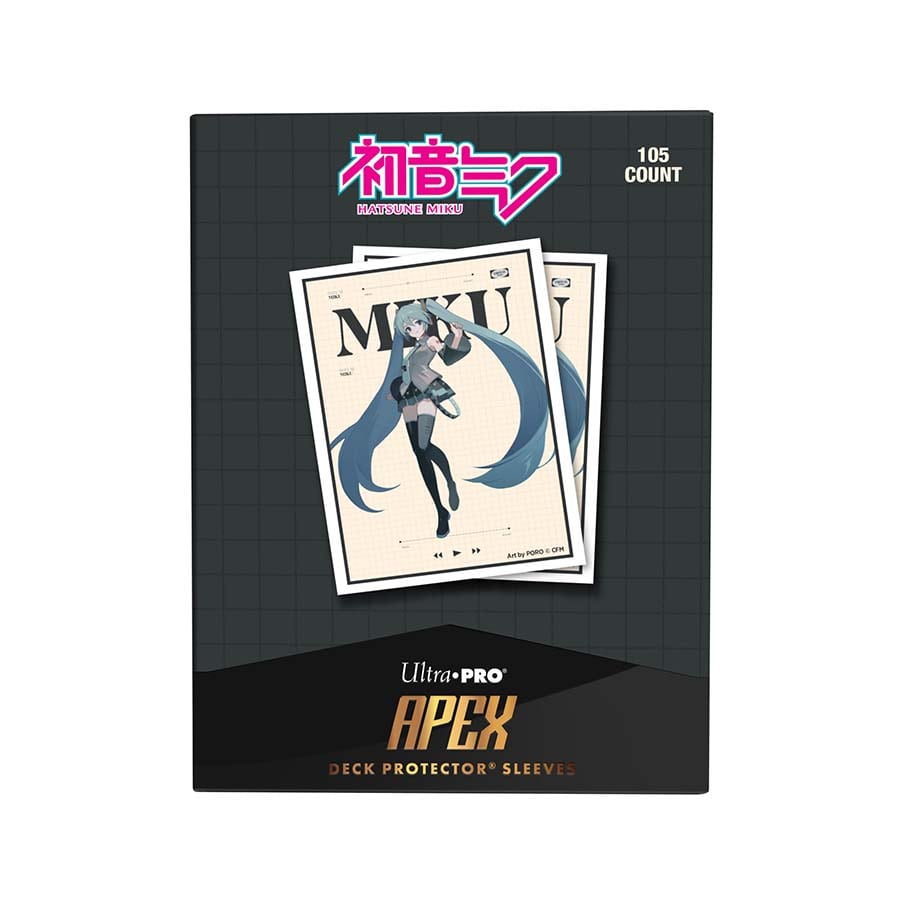Ultra Pro Apex Sleeves Retro Soundscapes Hatsune Miku 105ct